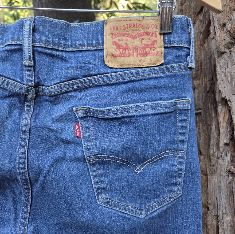 Levis Mens W33 L32 Classic‎ Blue Denim Jeans